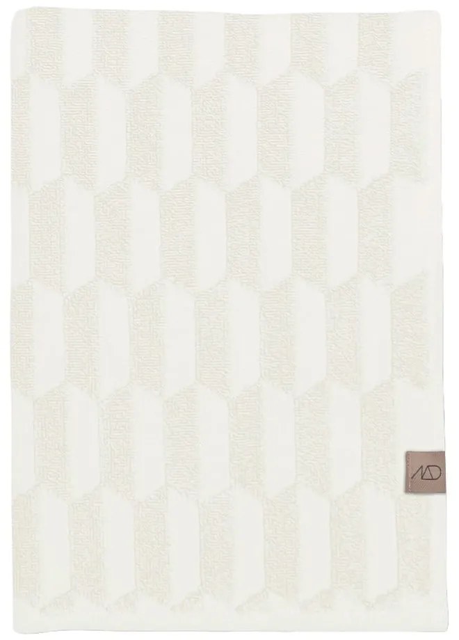 Prosop crem din bumbac 70x133 cm Geo – Mette Ditmer Denmark