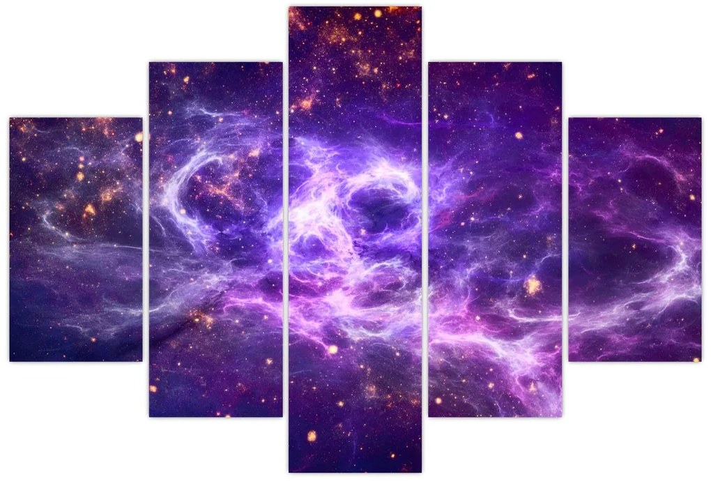 Tablou - Universul violet (150x105 cm)