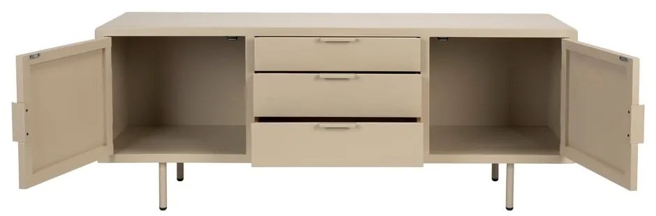 Comodă bej 140x55x40 cm Kos – White Label