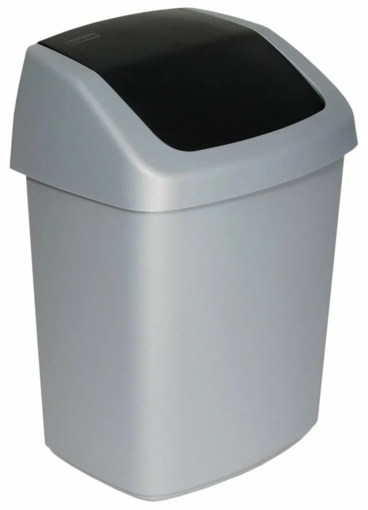 Coș de gunoi Curver Swing 15 L, gri , 15 l