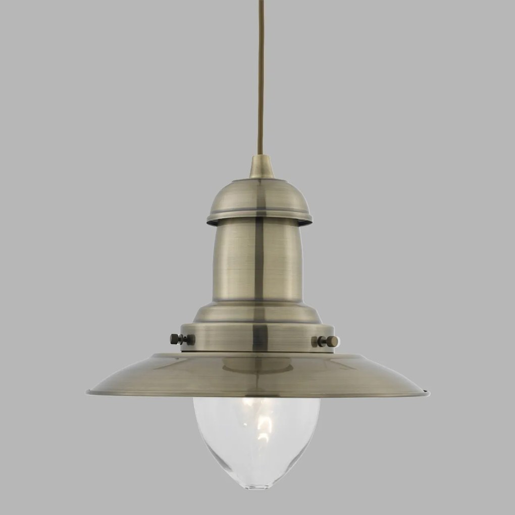 Lustra / Pendul stil industrial Fisherman alama antic 4301AB SRT