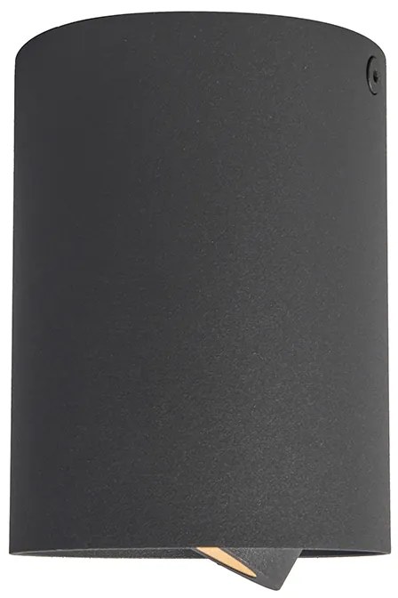 Set de 6 spoturi inteligente gri închis inclusiv WiFi GU10 - Rondoo up