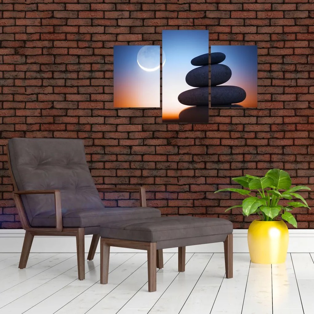 Tablou cu pietre suprapuse (90x60 cm)