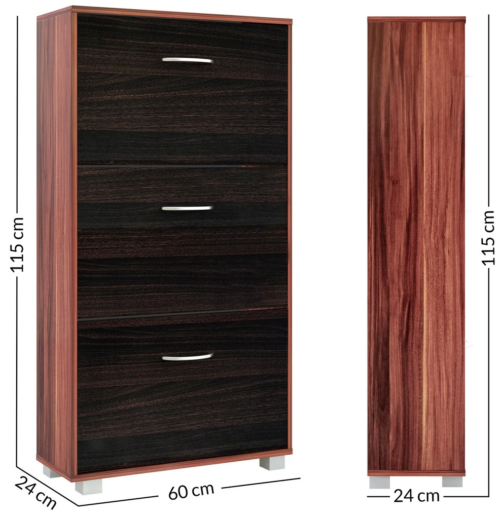 Deuba Dulap pantofi 115x60x24 cm - maro
