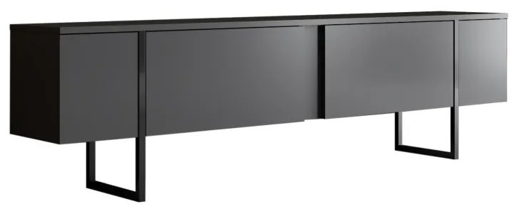Set de mobilier pentru living Luxe, Antracit- Negru