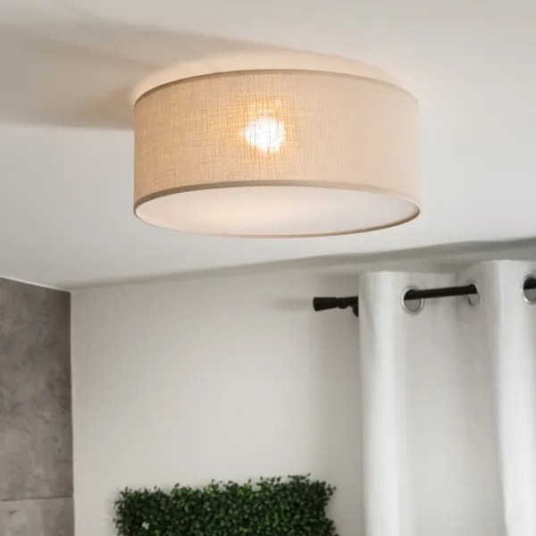 Plafonieră SIRJA 1xE27/60W/230V d. 35 cm bej
