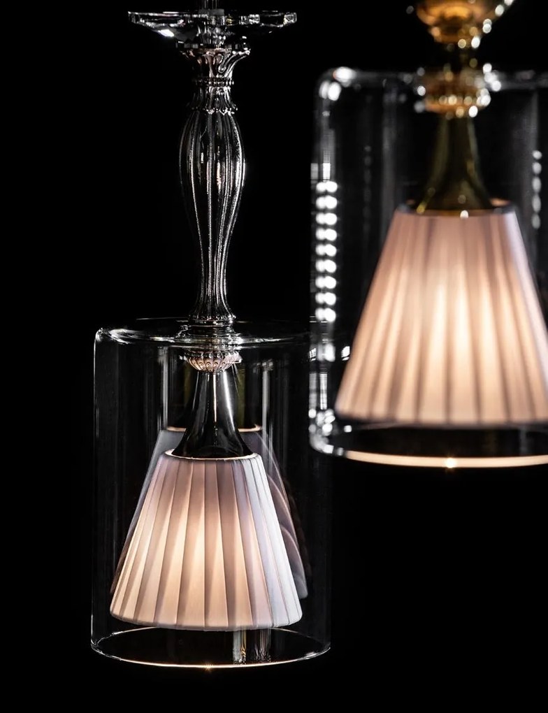 Pendul, Lustra moderna design LUX ANOMALY 01-CH, nickel