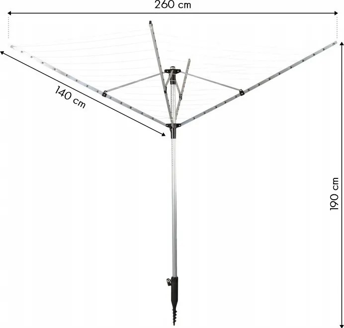 Uscător de rufe de grădină