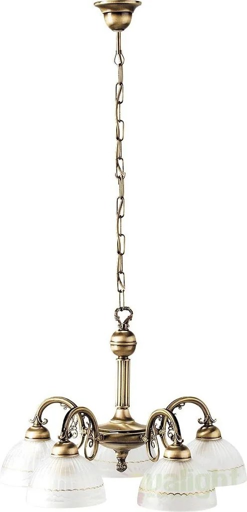 Candelabru 5 brate diametru 52cm Flossi 8815 RX