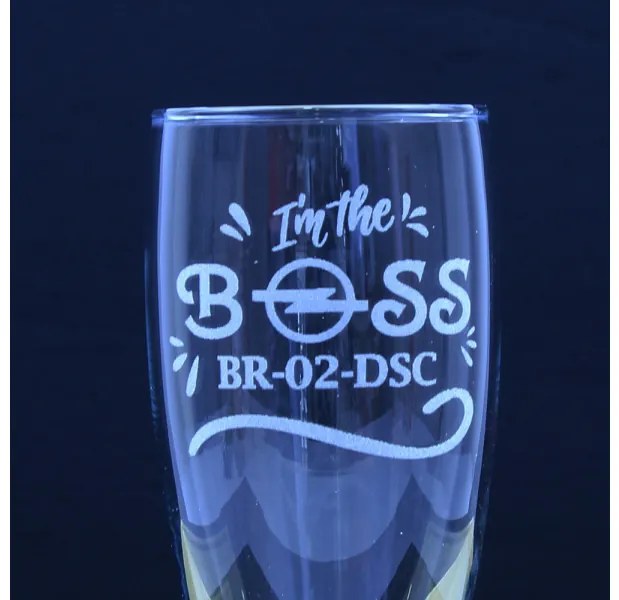 Pahar bere, personalizat, cutie personalizata