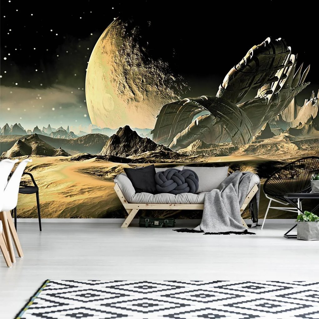 Fototapet - Aterizare pe Mars (152,5x104 cm)