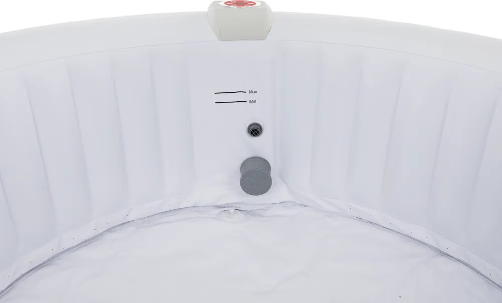 Cada cu hidromasaj gonflabil, gri/alb, 4-6 pers., 1000 l, KAMINO NEW TYP 2