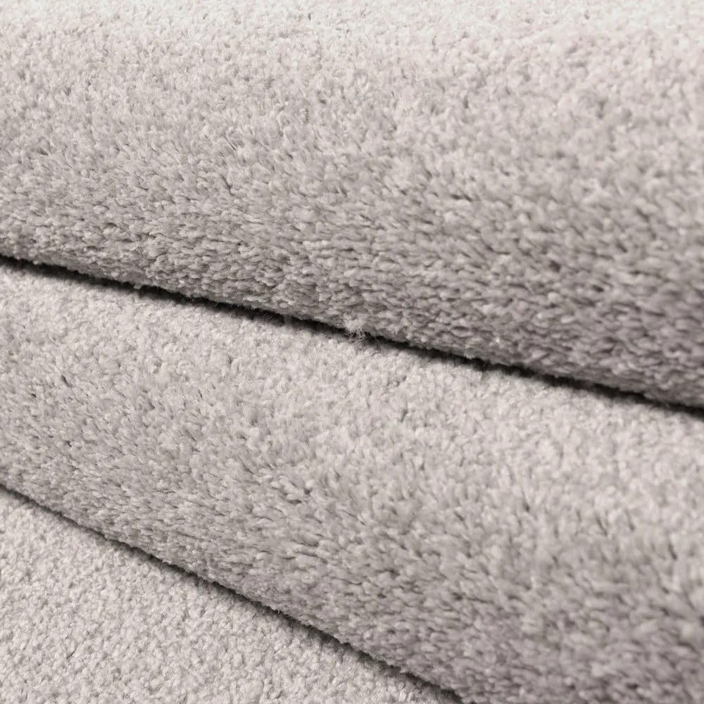 Covor gri/crem rotund ø 200 cm Ata – Ayyildiz Carpets