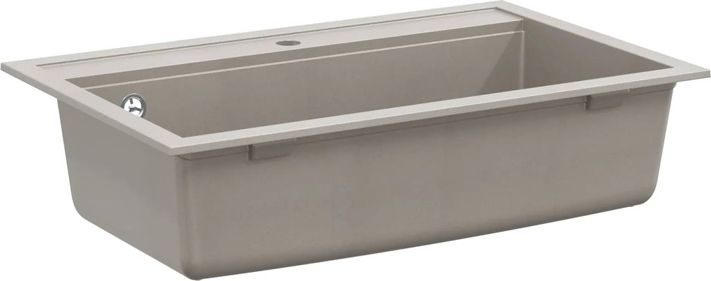 vidaXL Chiuvetă Gri 795 x 505 mm Granit