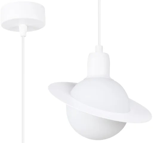 Lustră pe cablu Sollux SL.1356 HYPERION 1xG9/8W/230V alb