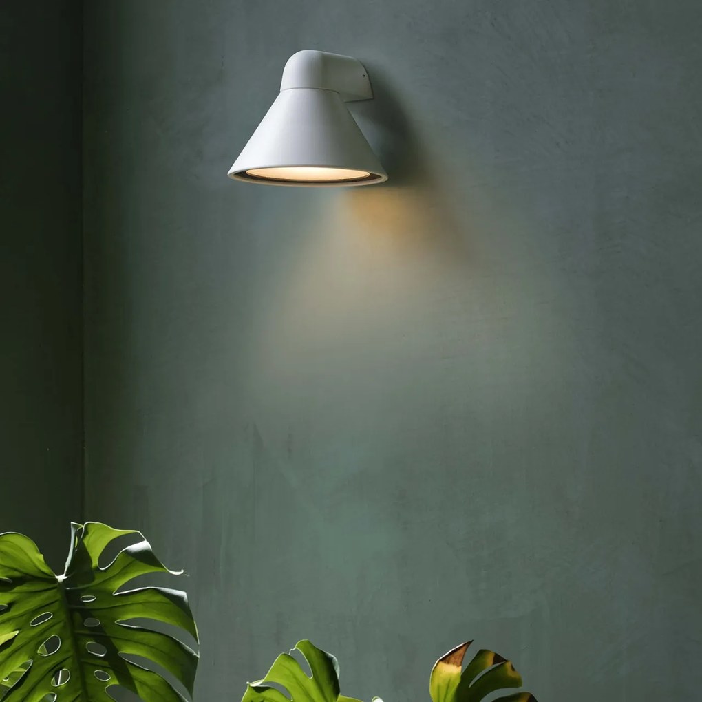 Aplica de perete exterior design modern IP65 PALS alba
