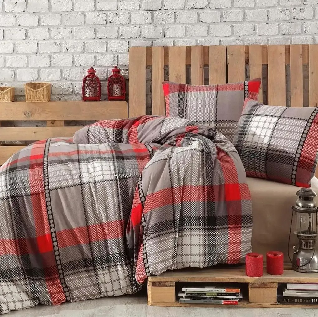 Lenjerie de pat bumbac satinat 2 persoane,homs,serie H280,00081