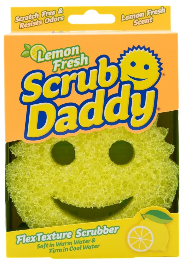 Scrub Daddy Sponge Fresh Lemon, galben