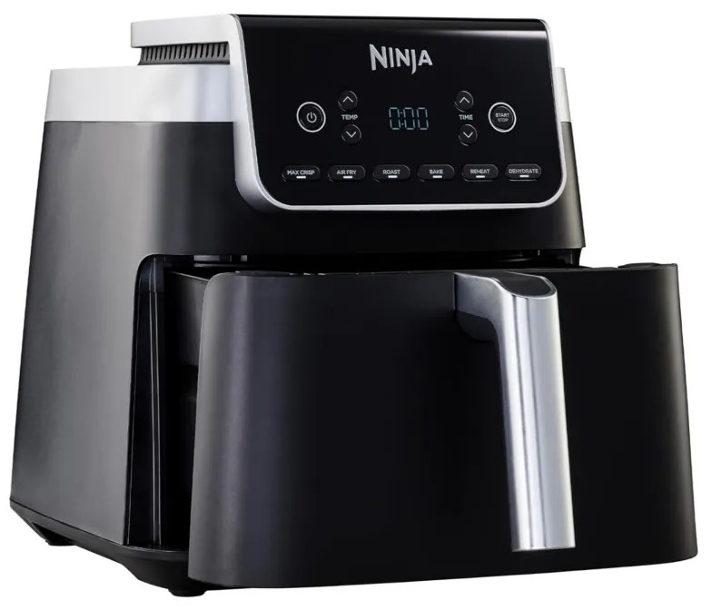 Friteuza cu aer cald Ninja Max Pro AF180EU, 2000W, 6.2 L, 1.2 kg, 40-240°C, 6 programe, Negru
