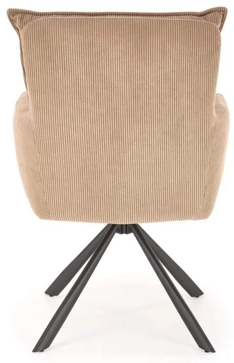 Scaun rotativ K528 velvet cappuccino