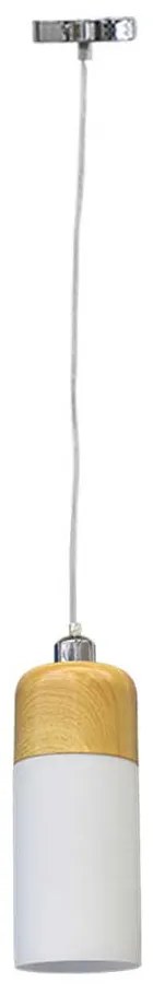 Pendul Natura din metal/sticla, 13x27 cm, 1xe27, 60 w - wh-1035