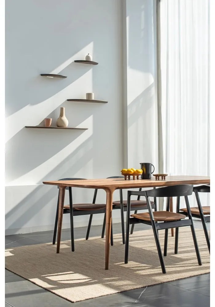 Raft maro din lemn de stejar 100 cm Mu – Gazzda