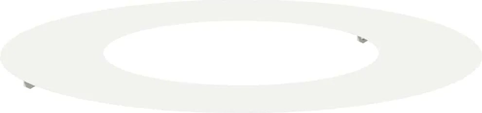 vidaXL potrivit pentru inel de copac plat Alb Ø40 / 70 cm Oțel