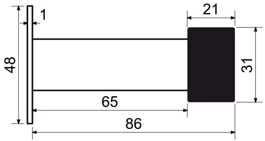 Opritor usa RK.ZAR.004, negru