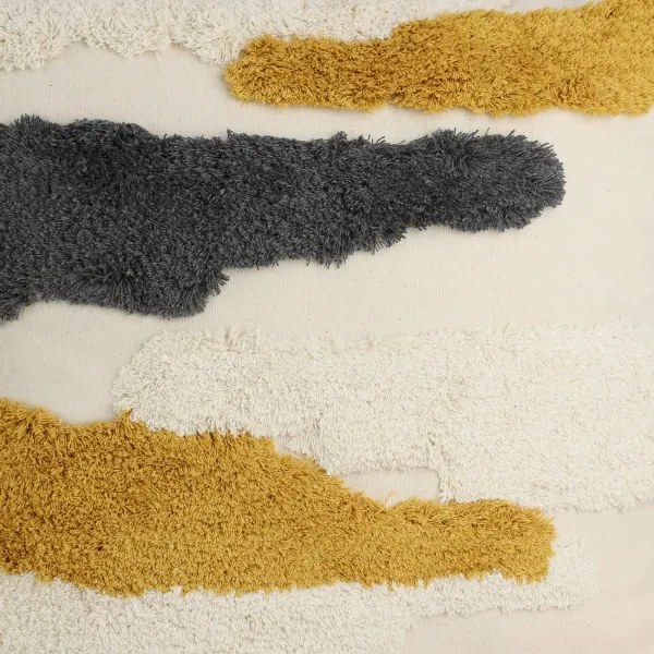 Pernă decorativă Eglo 420002 CHEVERY 45x45 cm galben/gri