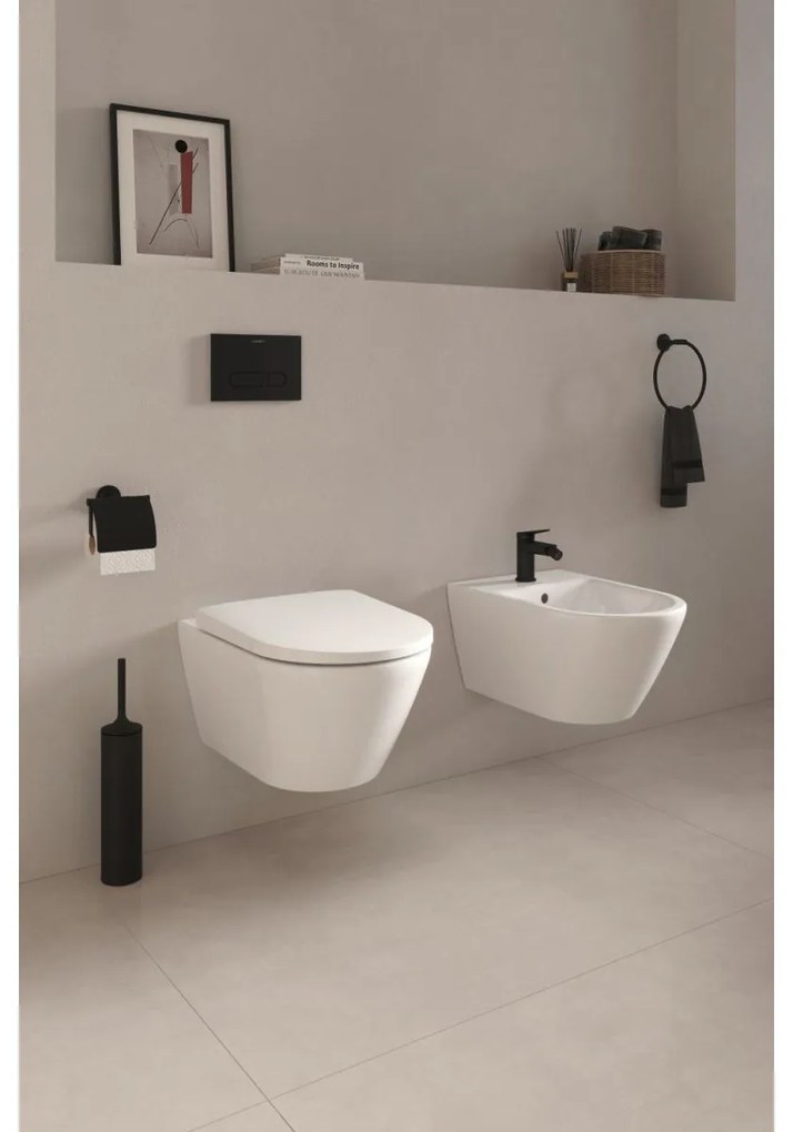 Duravit Wave baterie bideu stativ negru WA2400001046