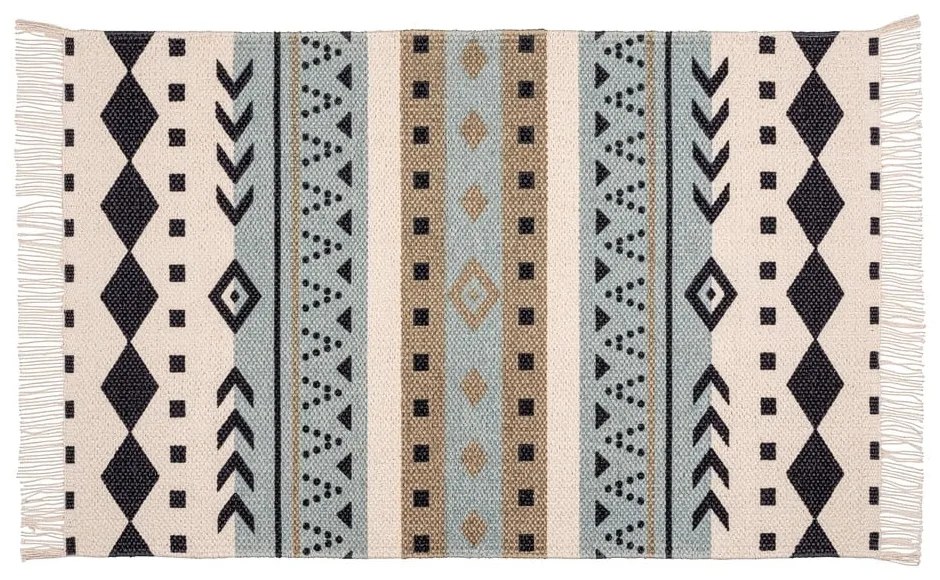 Covoraș baie din bumbac reciclat Wenko Bere, 50 x 80 cm, gri