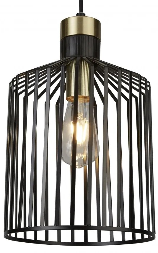 Lustra / Pendul design modern Bird Cage 9413BK SRT