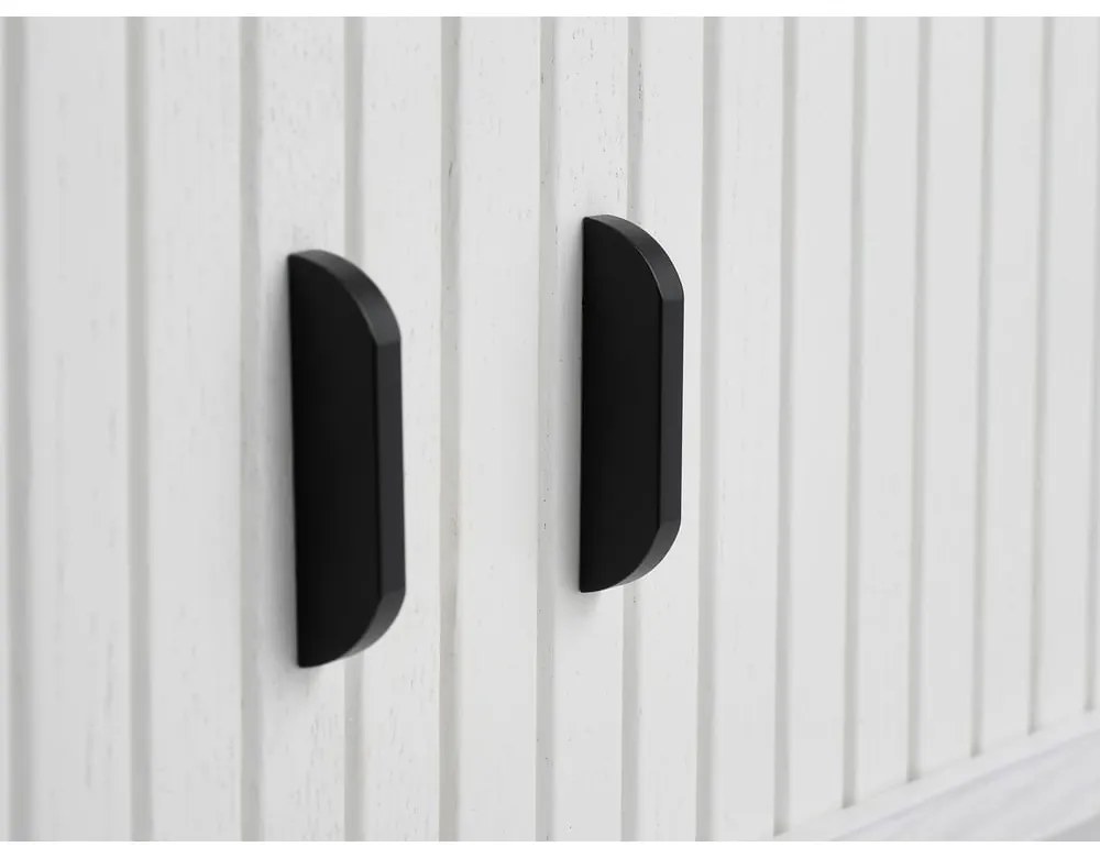 Măsuță de cafea albă cu aspect de lemn de stejar 60x120 cm Nola – Unique Furniture