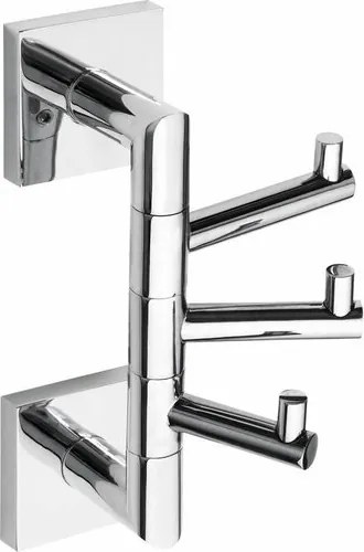 Suport triplu pivotant SAPHO XQ204 X-Square, crom