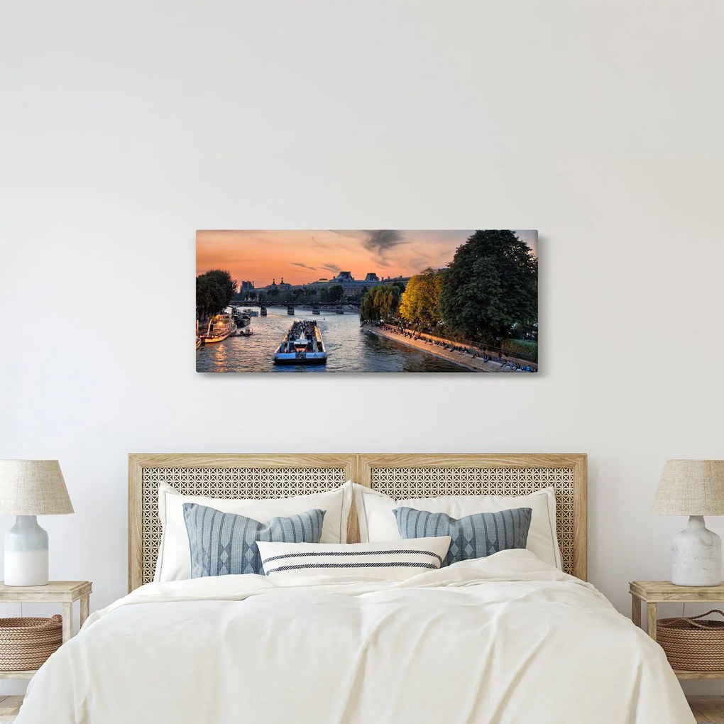 Tablou - gondole italiene (120x50 cm)