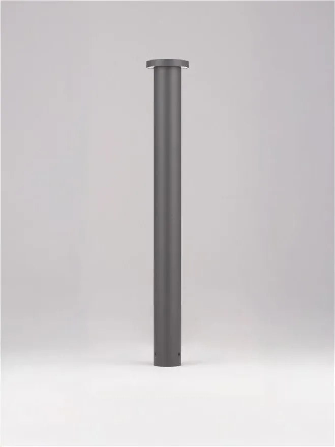 Stalp de exterior LED 3000K, IP65 Bast H-65cm gri inchis