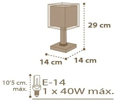 Dalber D-63391 - Veioză copii GOOD NIGHT 1xE14/40W/230V