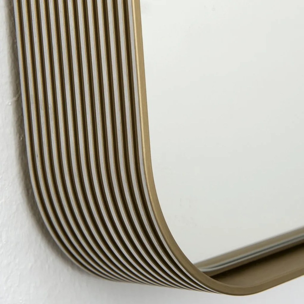 Oglinda decorativa design modern CARLO auriu 61x90cm