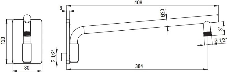 TEMISTO Set de dus finisaj crom NAC_09QT obisan.ro