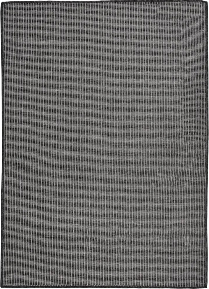 vidaXL Covor de exterior, gri, 200x280 cm, țesătură plată