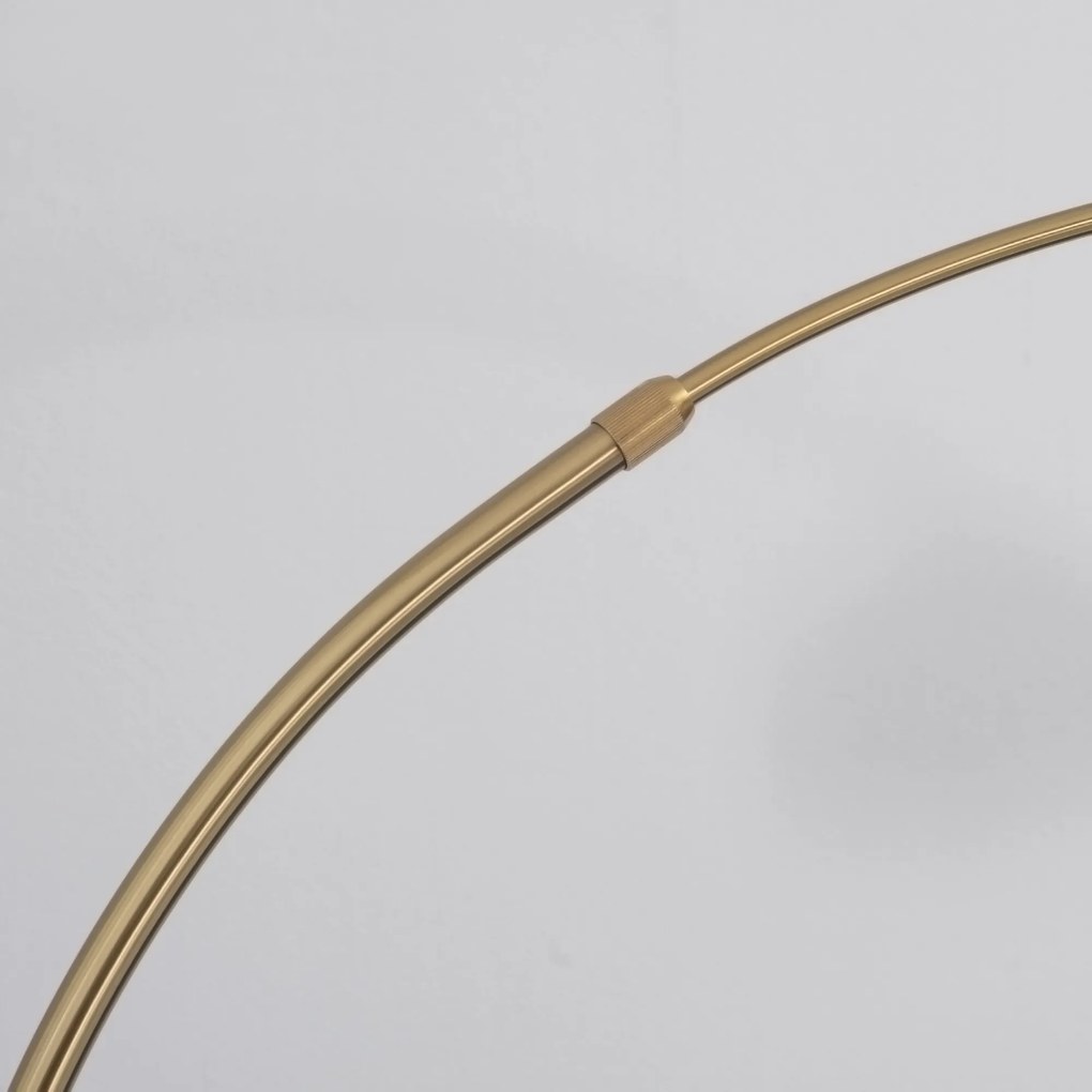 Lampa de podea cu abajur, 30x100x167cm, aurie HOMCOM | Aosom RO