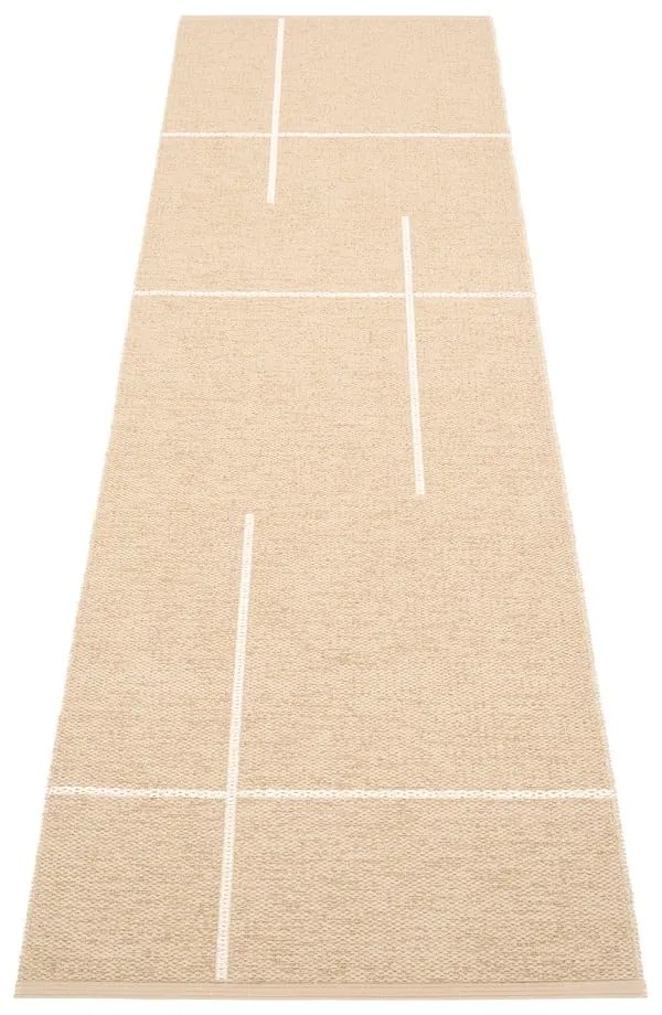 Covor tip traversă pentru interior și exterior bej 70x270 cm Fred Beige – Pappelina