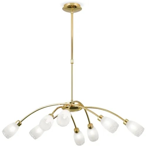 Orion - Lustră cu tijă CARLA 8xG9/28W/230V, aurie