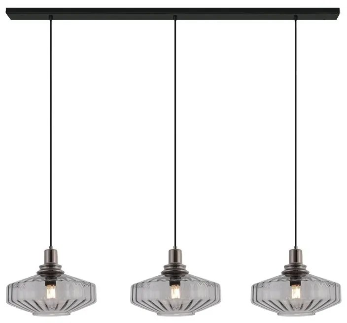 Lustra suspendata design decorativ Zenia 3L fumurie