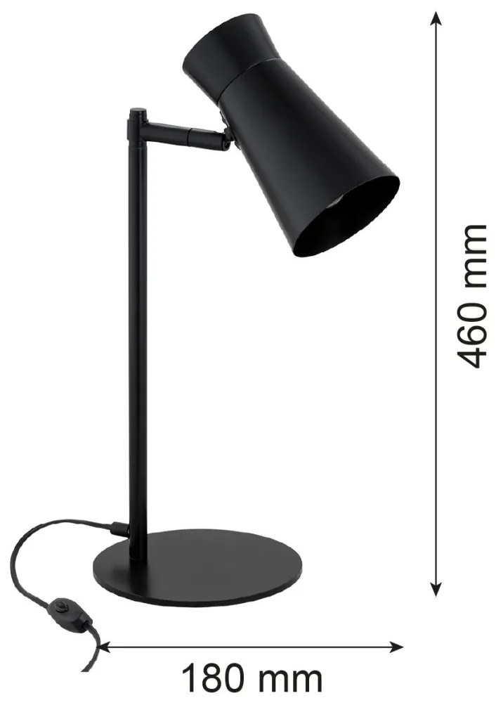 Lampa cu spot directionabil LORD 8875 negru