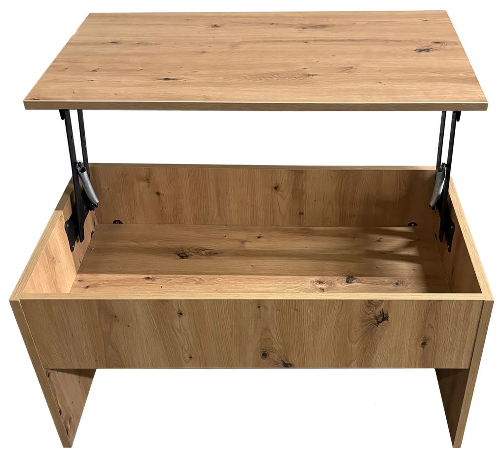 Masa Extensibila Laptop, Intaltime Reglabila, Mobiref, 90 x 52 x 69 cm, PAL Stejar Artisan 18 mm