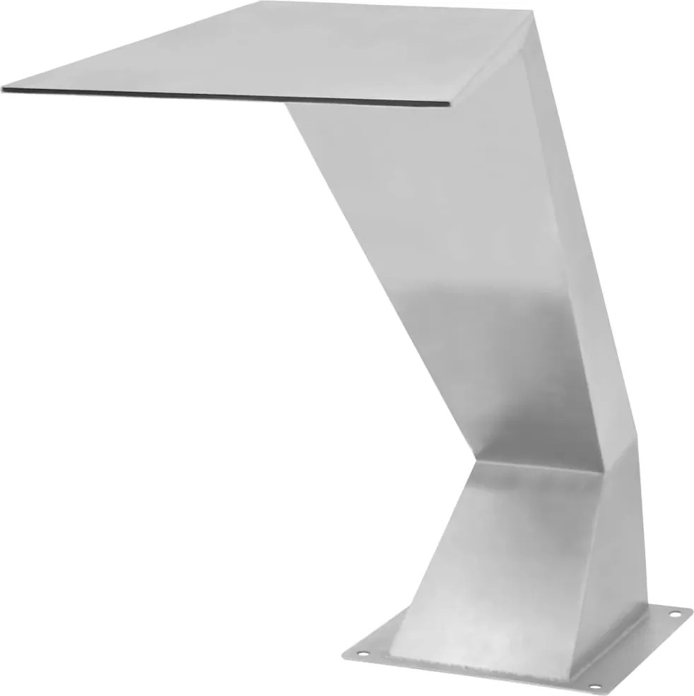 vidaXL Fântână de piscină, argintiu, 64x30x52 cm, oțel inoxidabil