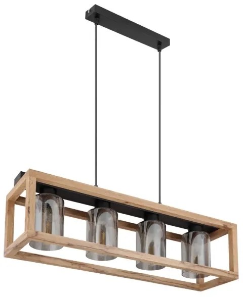 Lustră pe cablu PETTEY 4xE27/40W/230V Globo 15497-4H