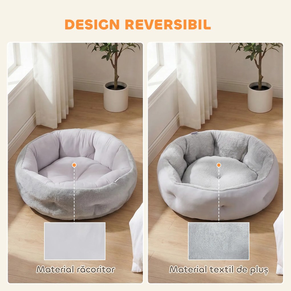 PawHut exterior pat cuib rotund confortabil | Aosom Romania