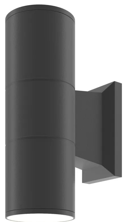 Aplica de perete pentru iluminat exterior IP54 Bowery gri